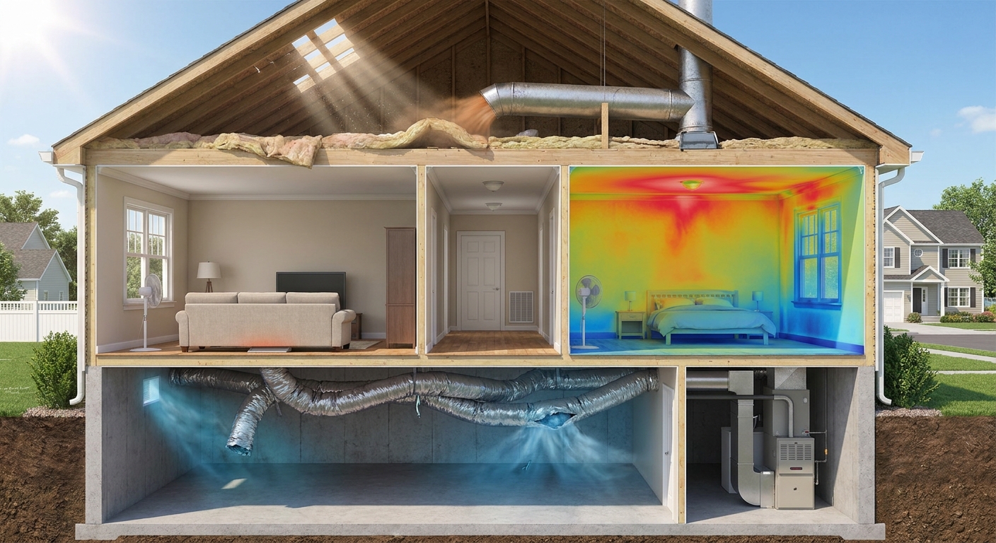 Why Some Fairfield Homes Have Hot and Cold Spots