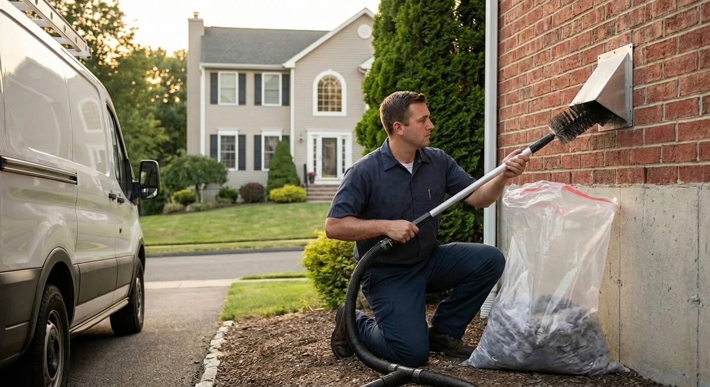 Dryer vent cleaning in Norwalk helps your clothes dry faster and keeps your home safe