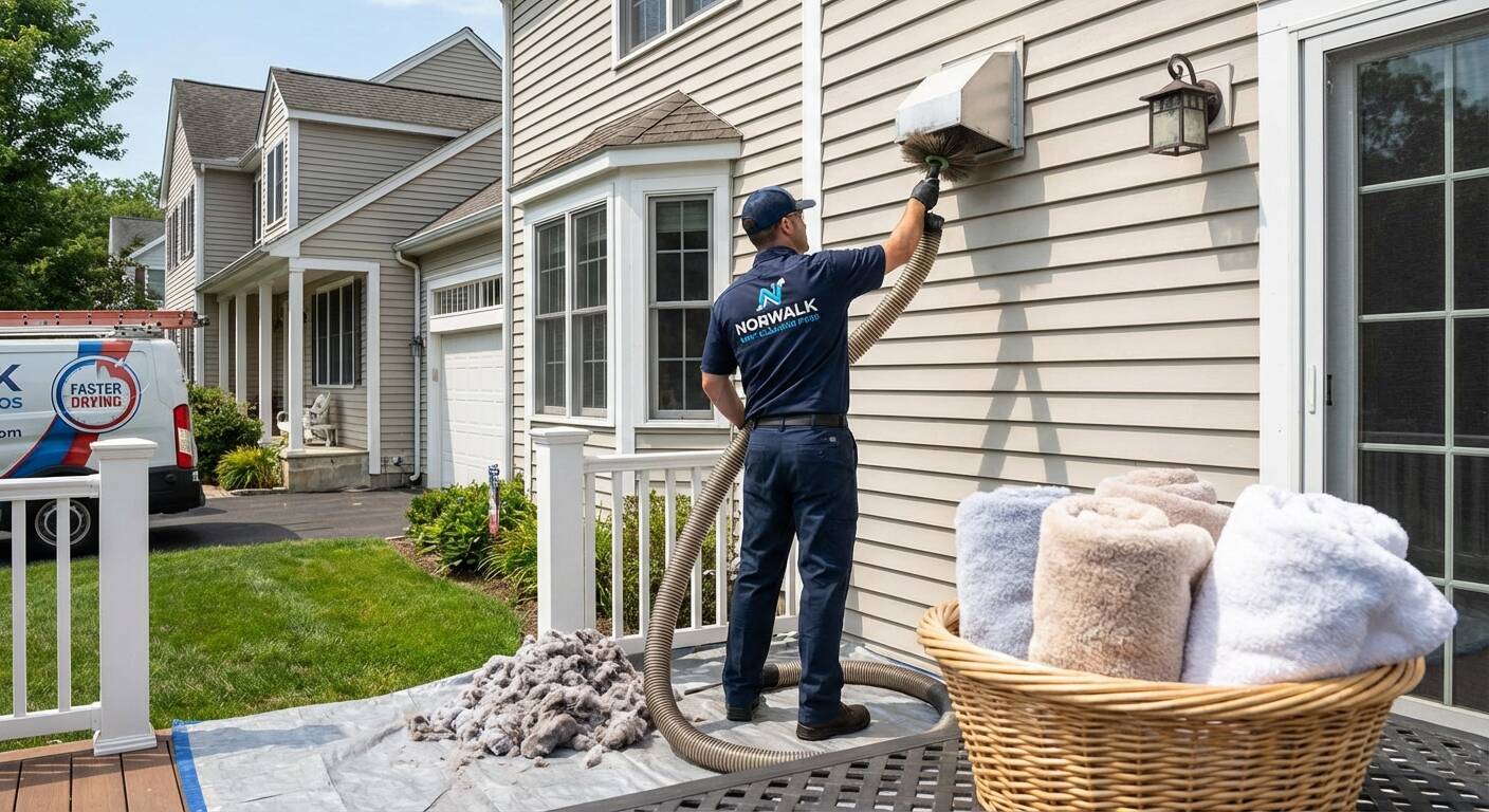 Dryer Vent Cleaning in Norwalk That Gets Clothes Drying Faster Again