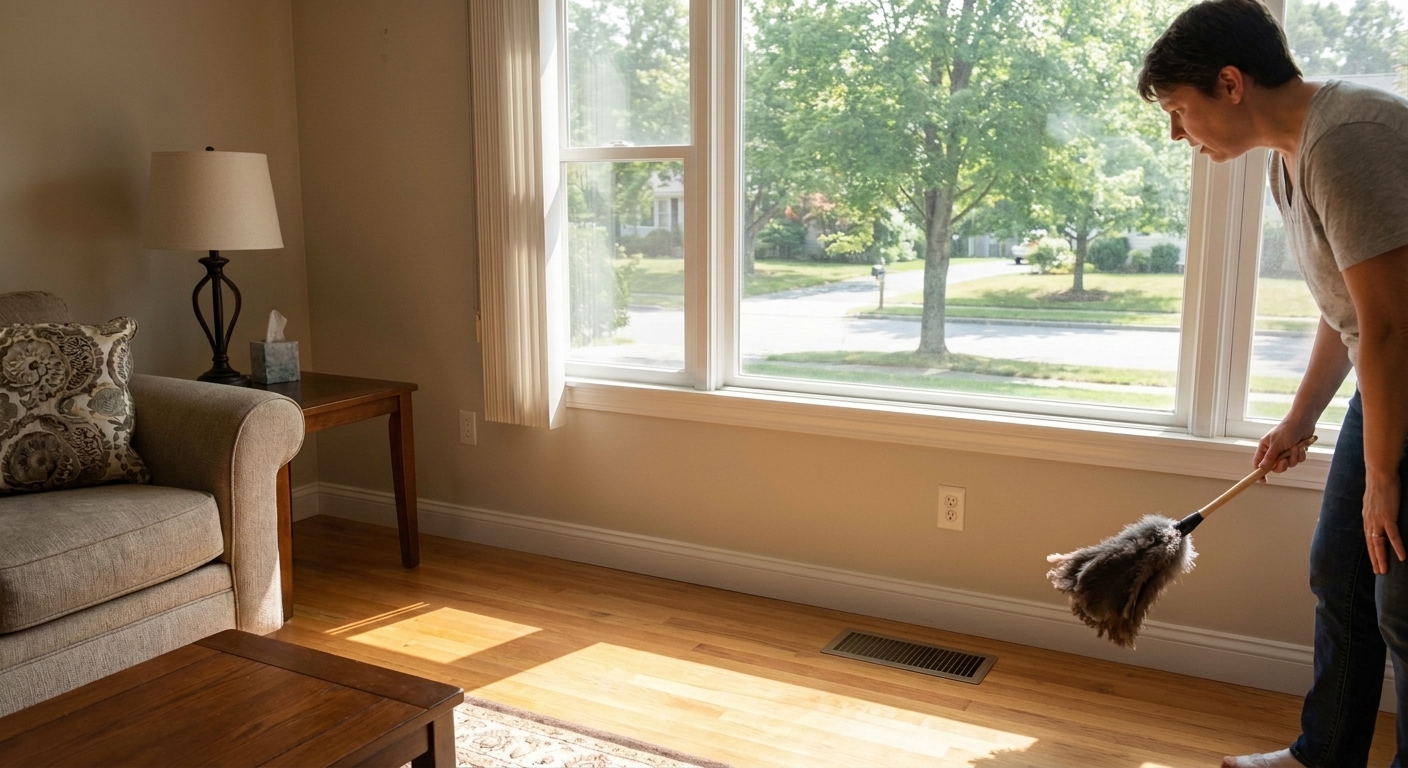 Dust circulating in Stamford home due to HVAC issues