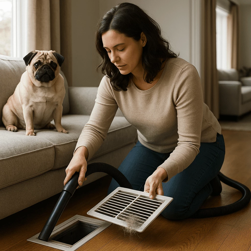 Getting Rid of Pet Smells with Clean Vents in Norwalk